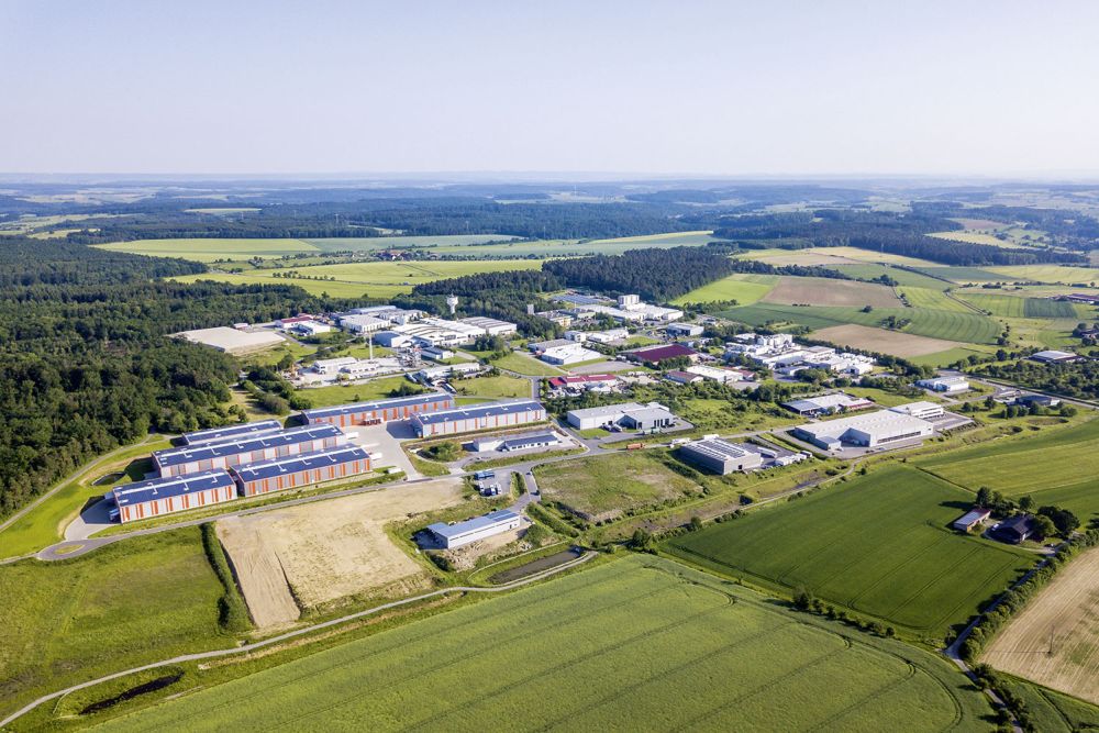 Der regionale Industriepark Osterburken aus der Luft – Bild: Axel Dressel Der regionale Industriepark Osterburken aus der Luft – Bild: Axel Dressel